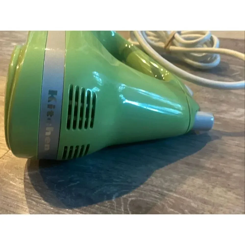 KitchenAid KHM5APGA7 5-Speed Hand Mixer Green Apple Tested Working